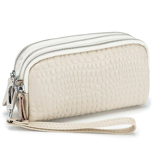 Genuine Leather Ladies Clutch