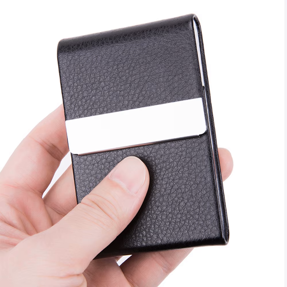 Leatherette Business Card Holder