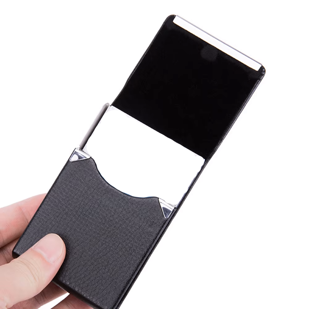 Leatherette Business Card Holder