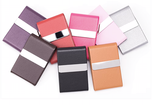 Leatherette Business Card Holder