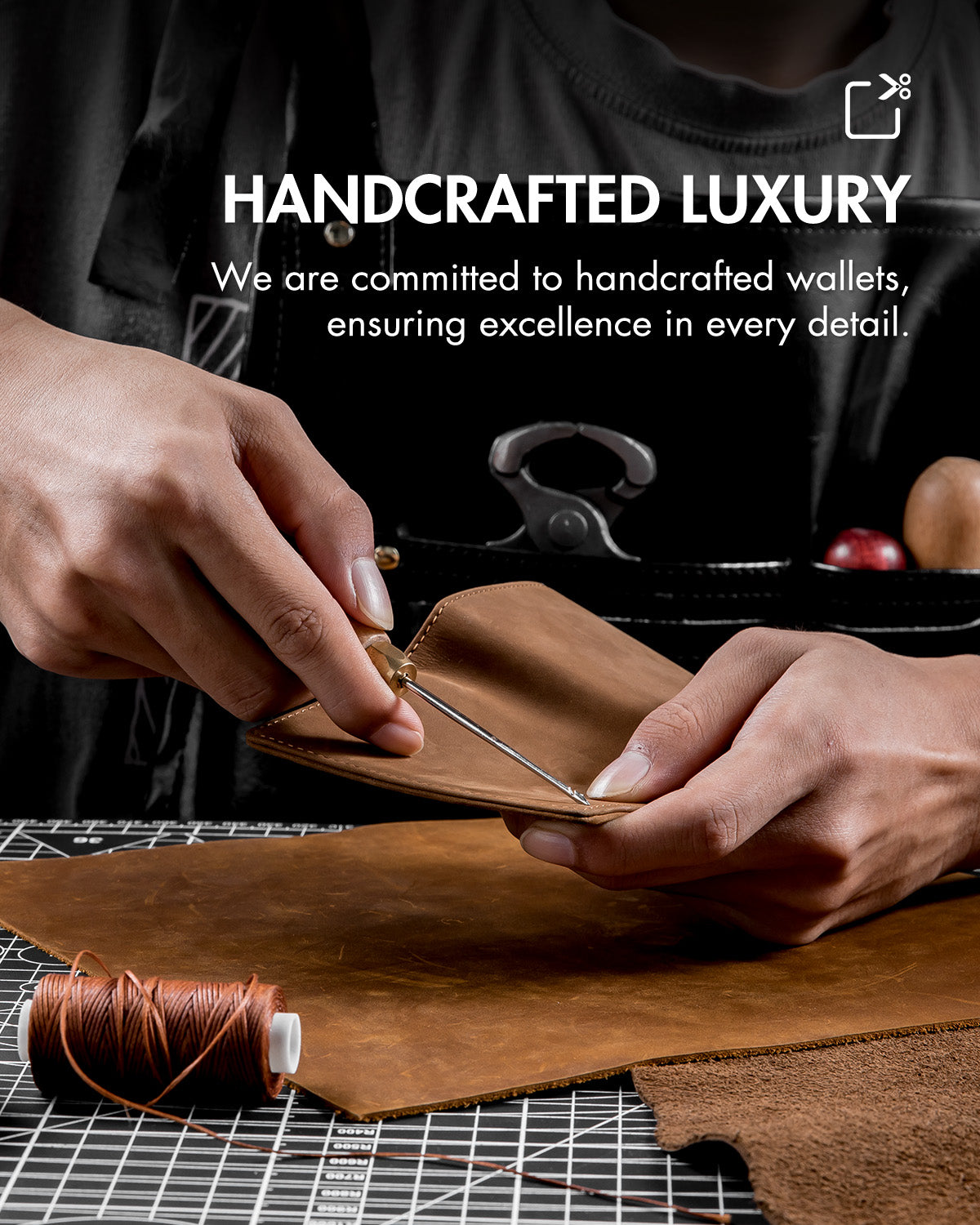 Thumbs Up Genuine Leather Wallet