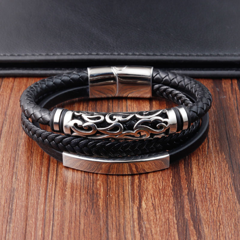 ***PRE-ORDER***Men's Leather Bracelet
