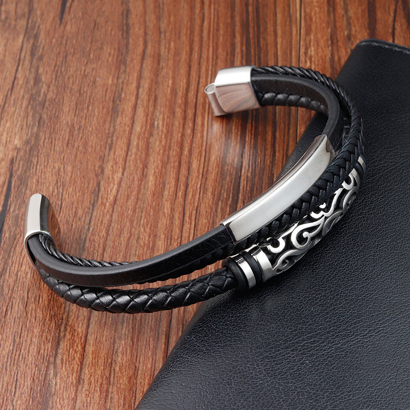 ***PRE-ORDER***Men's Leather Bracelet