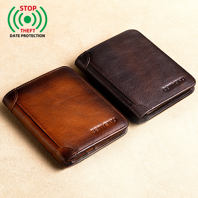 ***PRE-ORDER*** Genuine Cowhide Bifold Wallet
