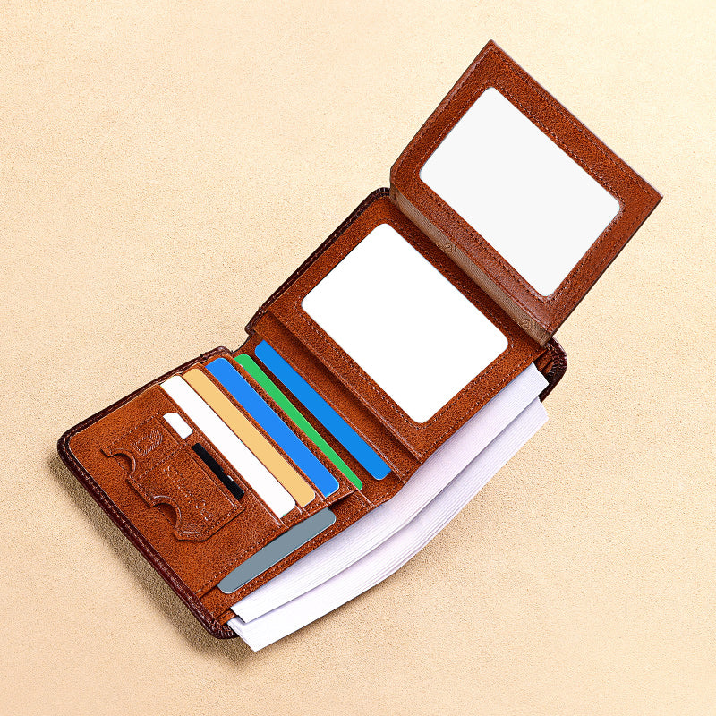 ***PRE-ORDER*** Genuine Cowhide Bifold Wallet