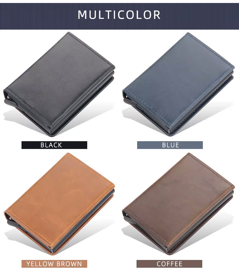 ***PRE-ORDERS ONLY*** Small RFID Leatherette Pocket Wallet