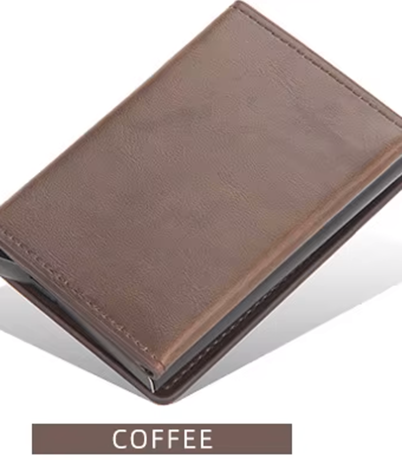 ***PRE-ORDERS ONLY*** Small RFID Leatherette Pocket Wallet