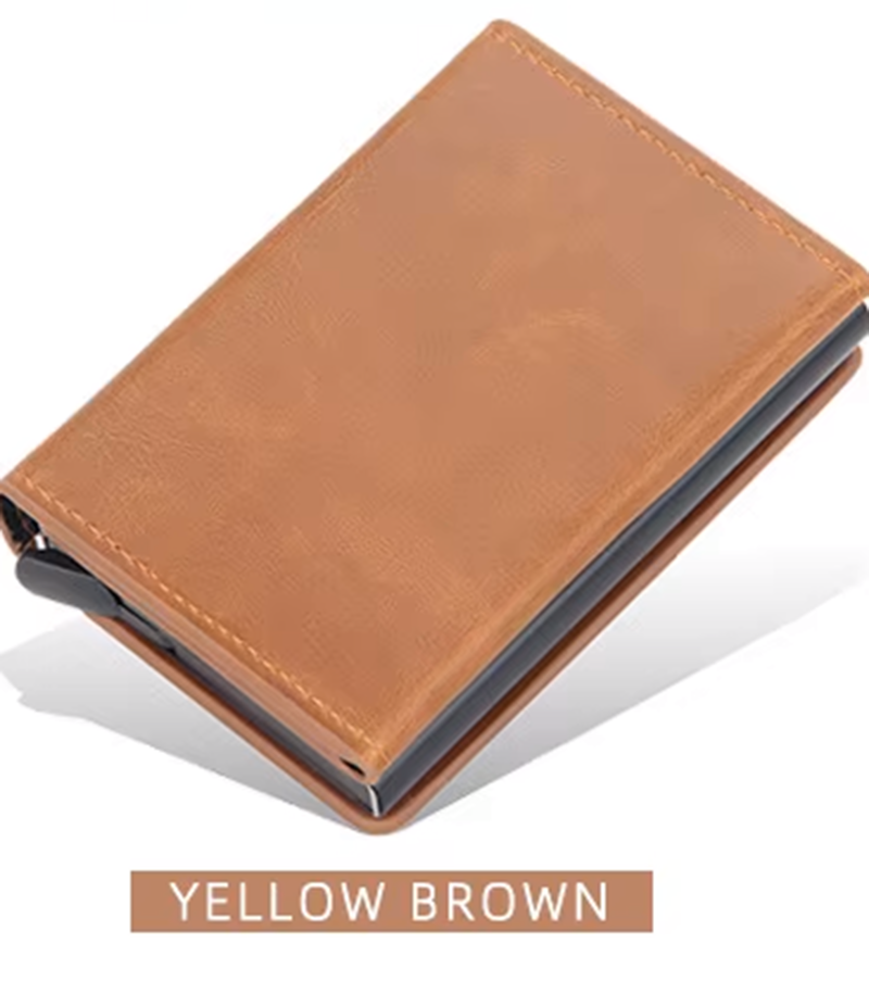 ***PRE-ORDERS ONLY*** Small RFID Leatherette Pocket Wallet