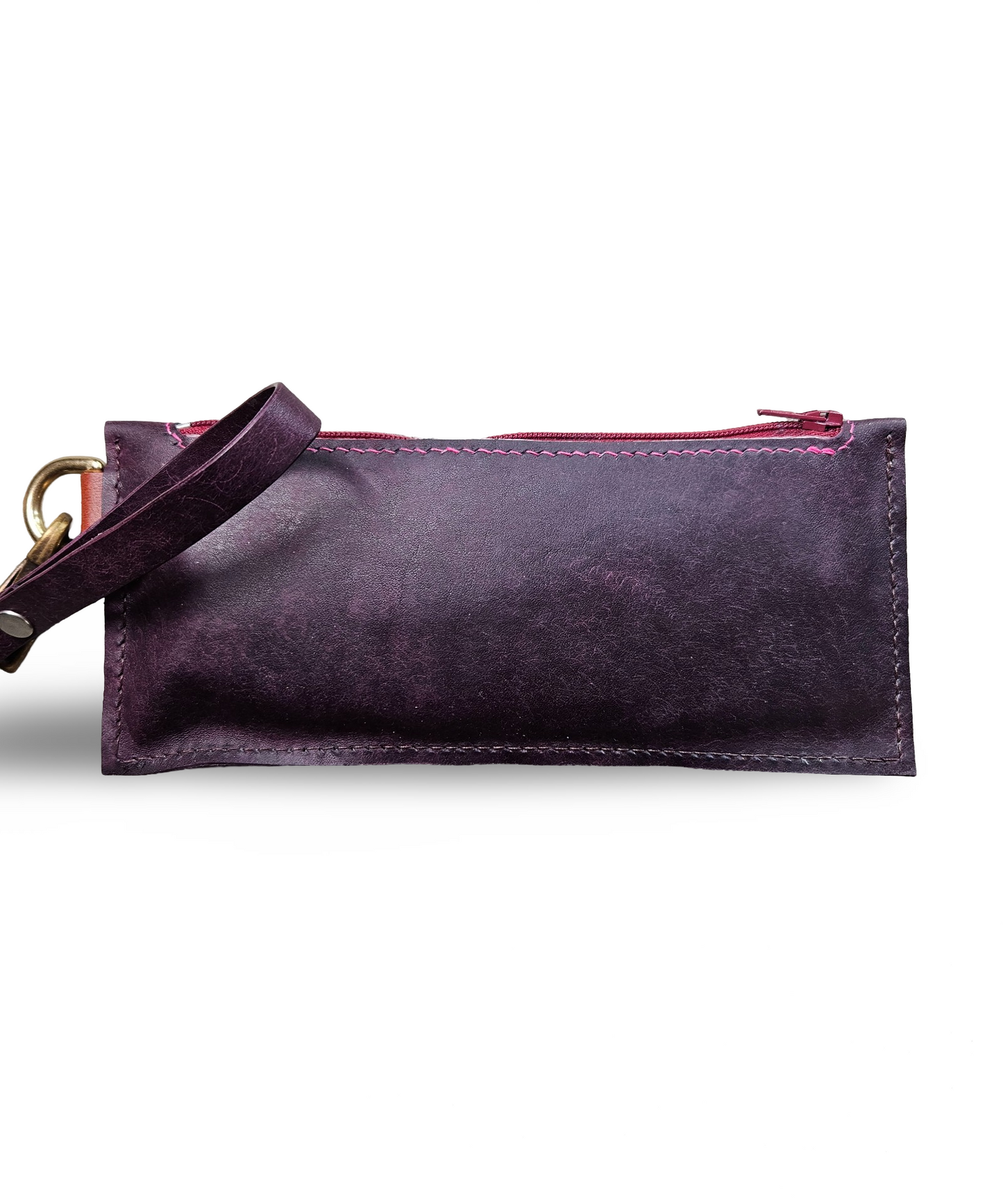 Genuine Italian Leather Women's Accessory Pouch - Jones & Co.