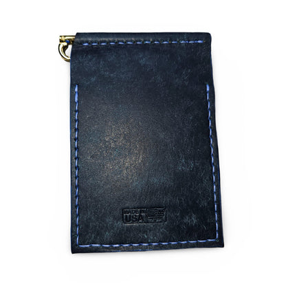 Italian Leather Money Clip Wallet