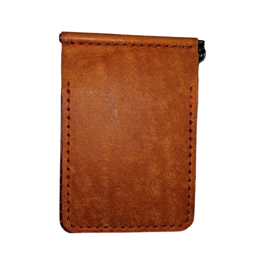 Leather Vertical Money Clip Wallet - Jones & Co.