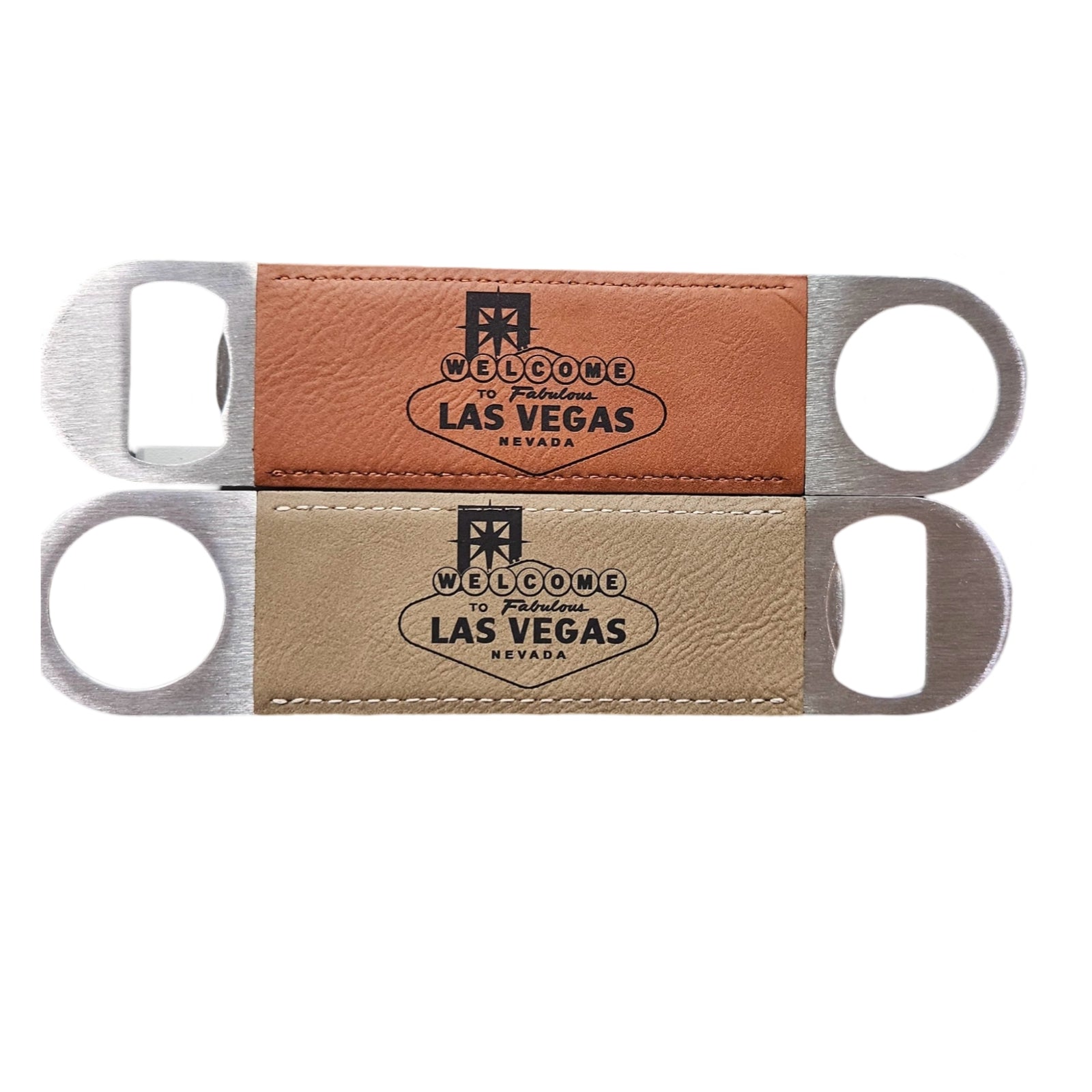 ***Pre-Orders***Leatherette wrapped Stainless Steel Bottle Openers