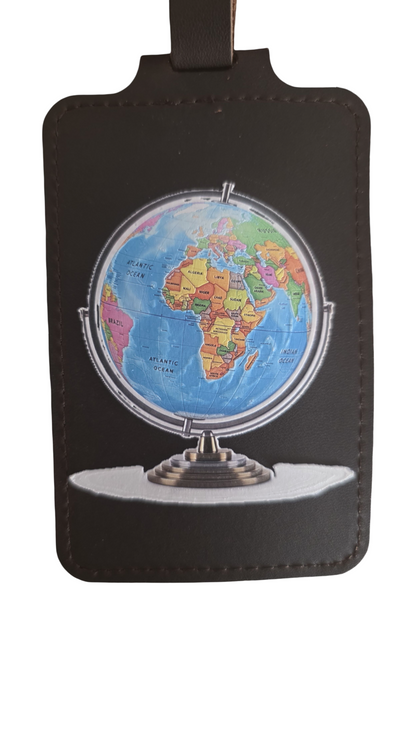 Genuine Leather Luggage Tags UVprinted