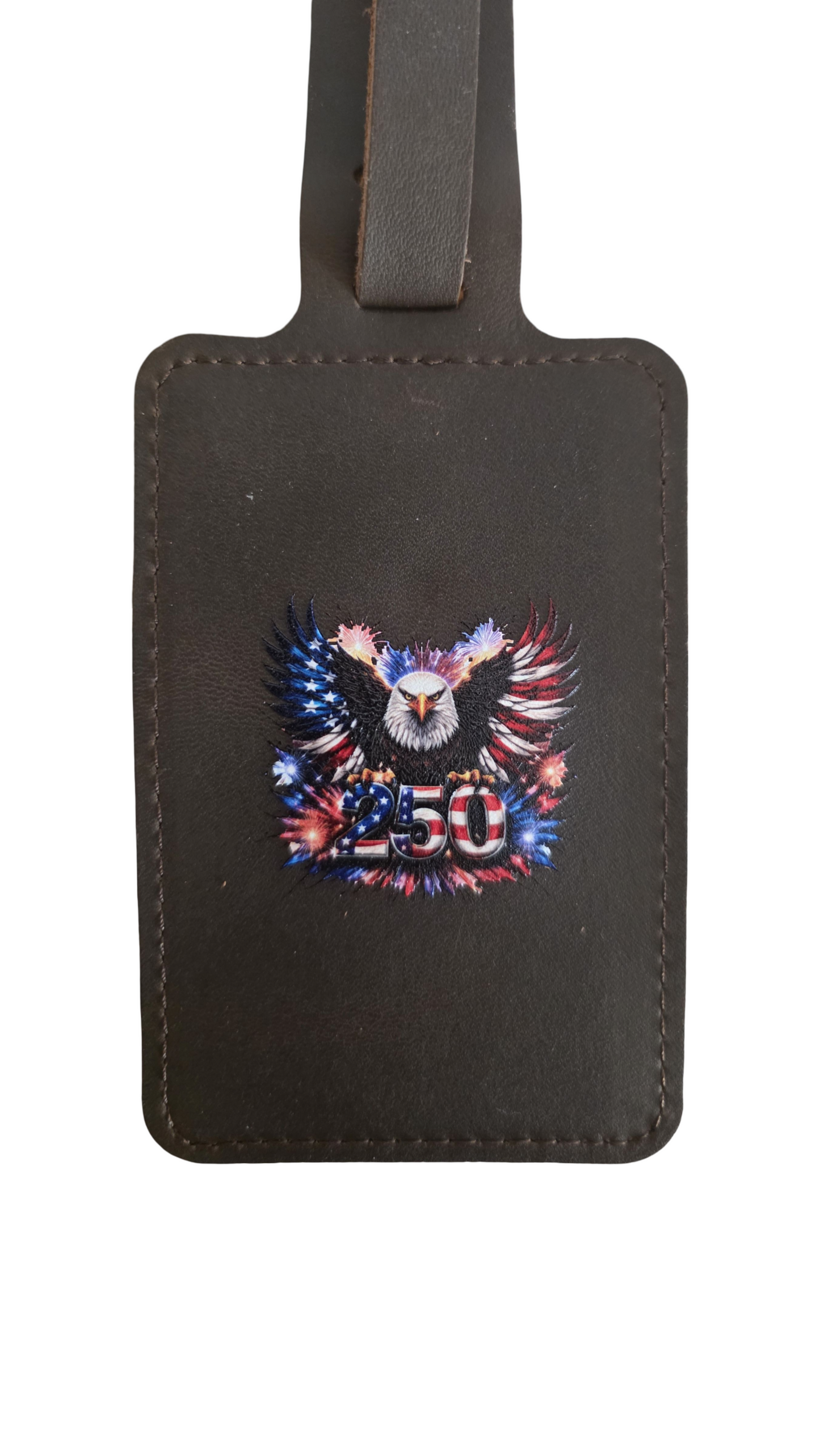 Genuine Leather Luggage Tags UVprinted