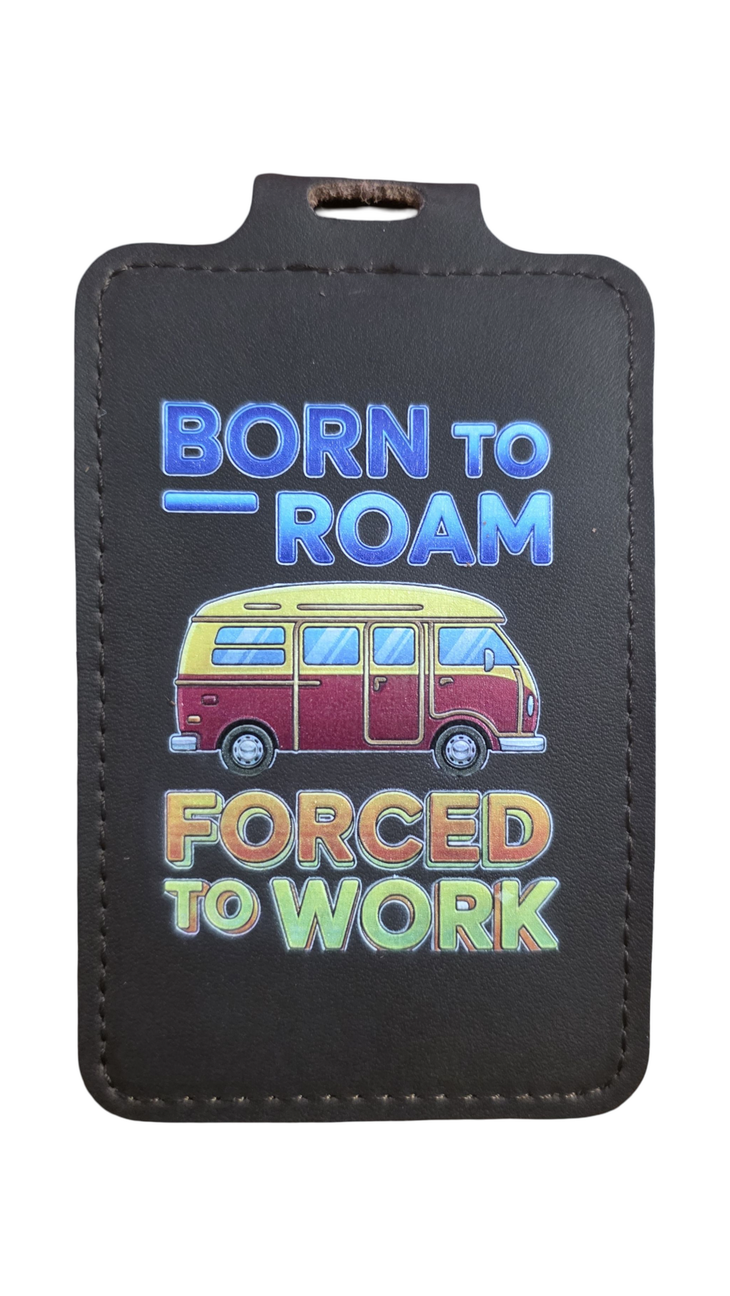 Genuine Leather Luggage Tags UVprinted