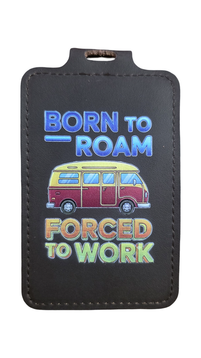 Genuine Leather Luggage Tags UVprinted