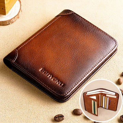 ***PRE-ORDER*** Genuine Cowhide Bifold Wallet