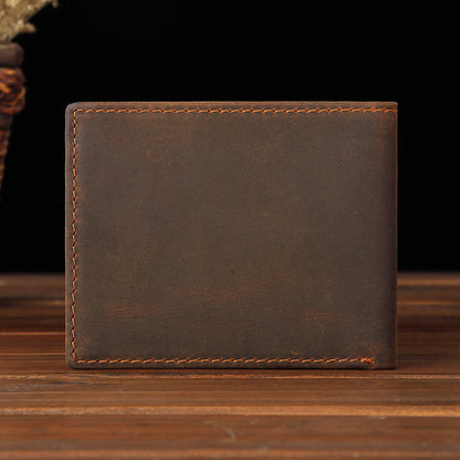 ***PRE-ORDER*** Crazy Horse Leather Bifold w/ ID Window