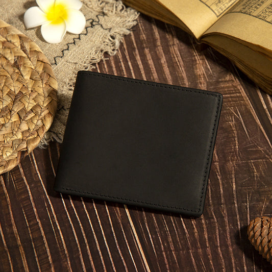 ***PRE-ORDER*** Crazy Horse Leather Bifold w/ ID Window