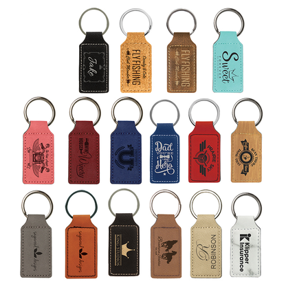 Leatherette Keychains