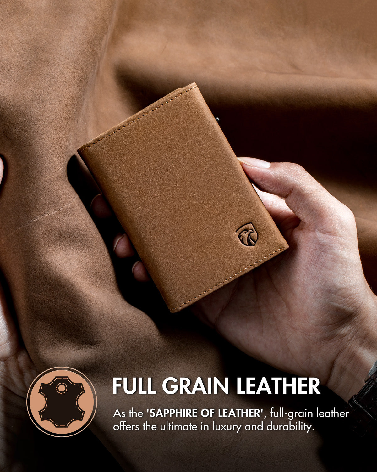 Thumbs Up Genuine Leather Wallet