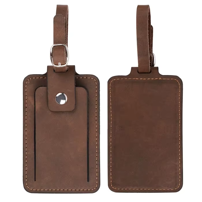 Genuine Leather Luggage Tags