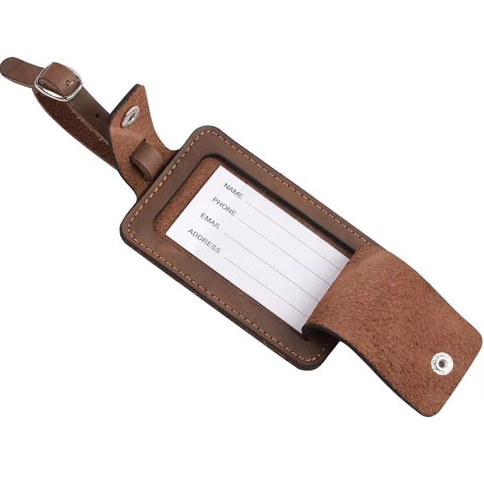 Genuine Leather Luggage Tags