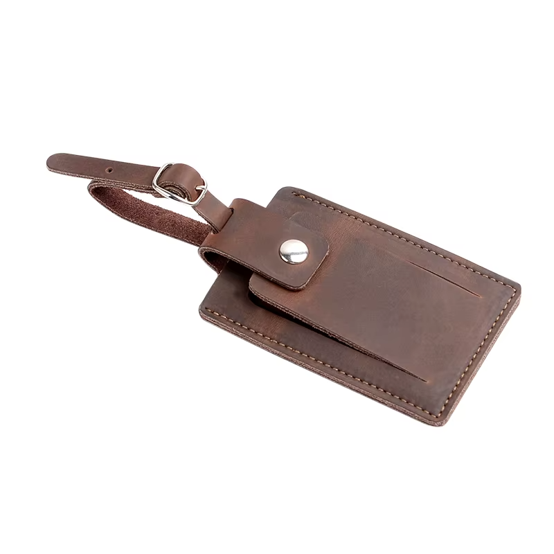 Genuine Leather Luggage Tags