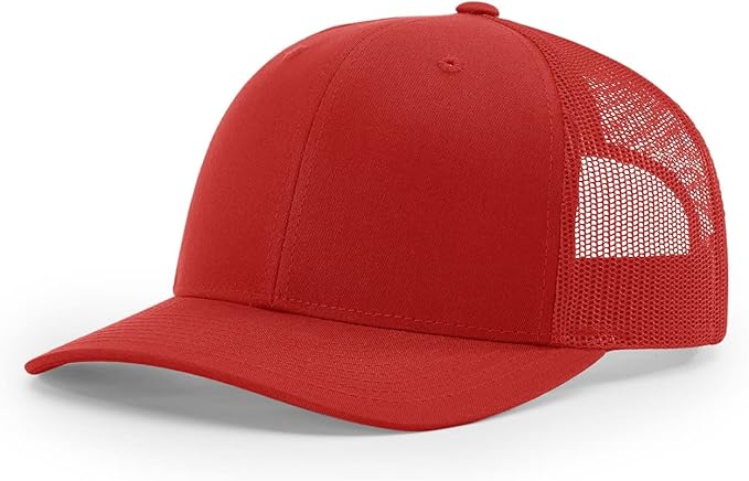 Richardson 112 Trucker Hat - Premium Blank Baseball Cap, Adjustable Snapback Hat