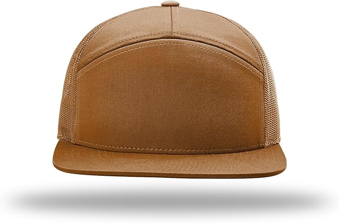 Richardson 168 168P Hat 7-Panel Trucker Cap Hi-Pro Snapback