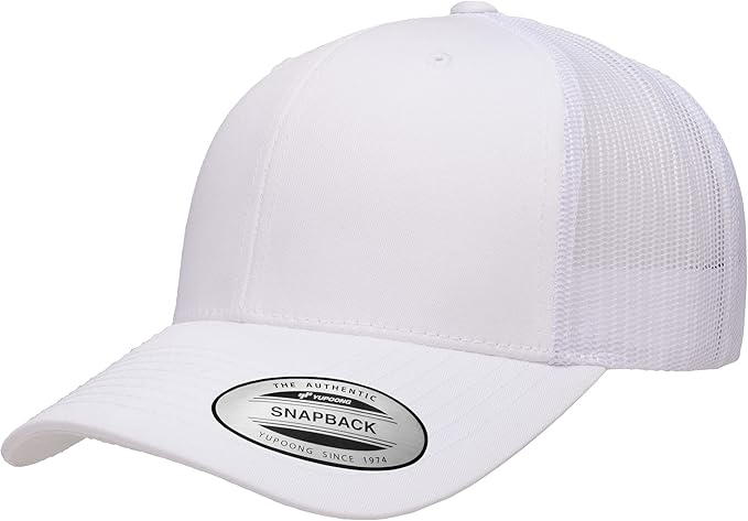 Yupoong Classic Premium Mesh 6 Panel Retro Trucker Cap