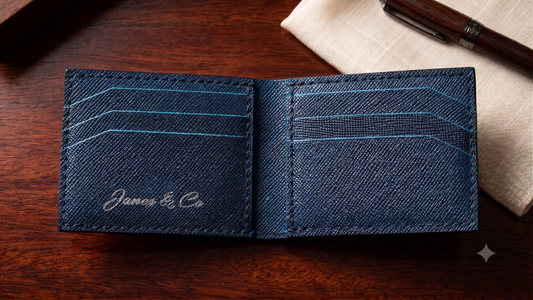 Handcrafted Italian Leather Bifold Wallet