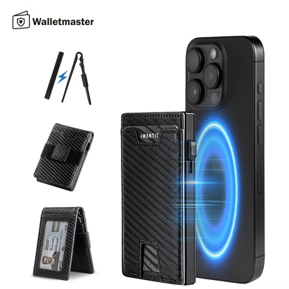 Walletmaster Dual Purpose Leather Wallet & Card Holder