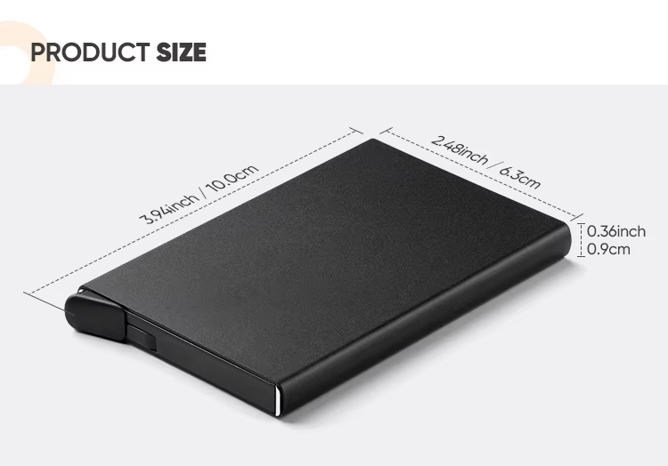 Aluminum RFID Blocking Card Holder