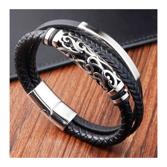 ***PRE-ORDER***Men's Leather Bracelet