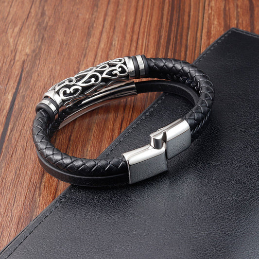 ***PRE-ORDER***Men's Leather Bracelet