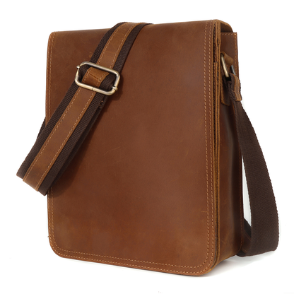 Genuine Crazy Horse (Cow) Leather Crossbody Bag