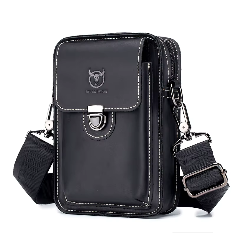 Crazy Horse Leather Belt Bag