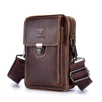 Crazy Horse Leather Belt Bag