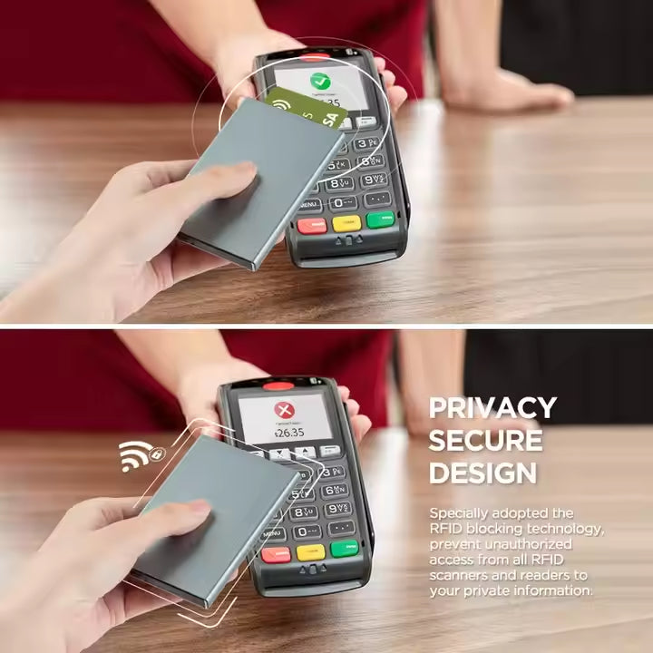 Aluminum RFID Blocking Card Holder