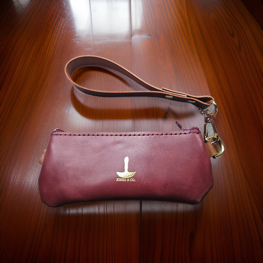 Ladies Leather Accessories Pouch - Jones & Co.