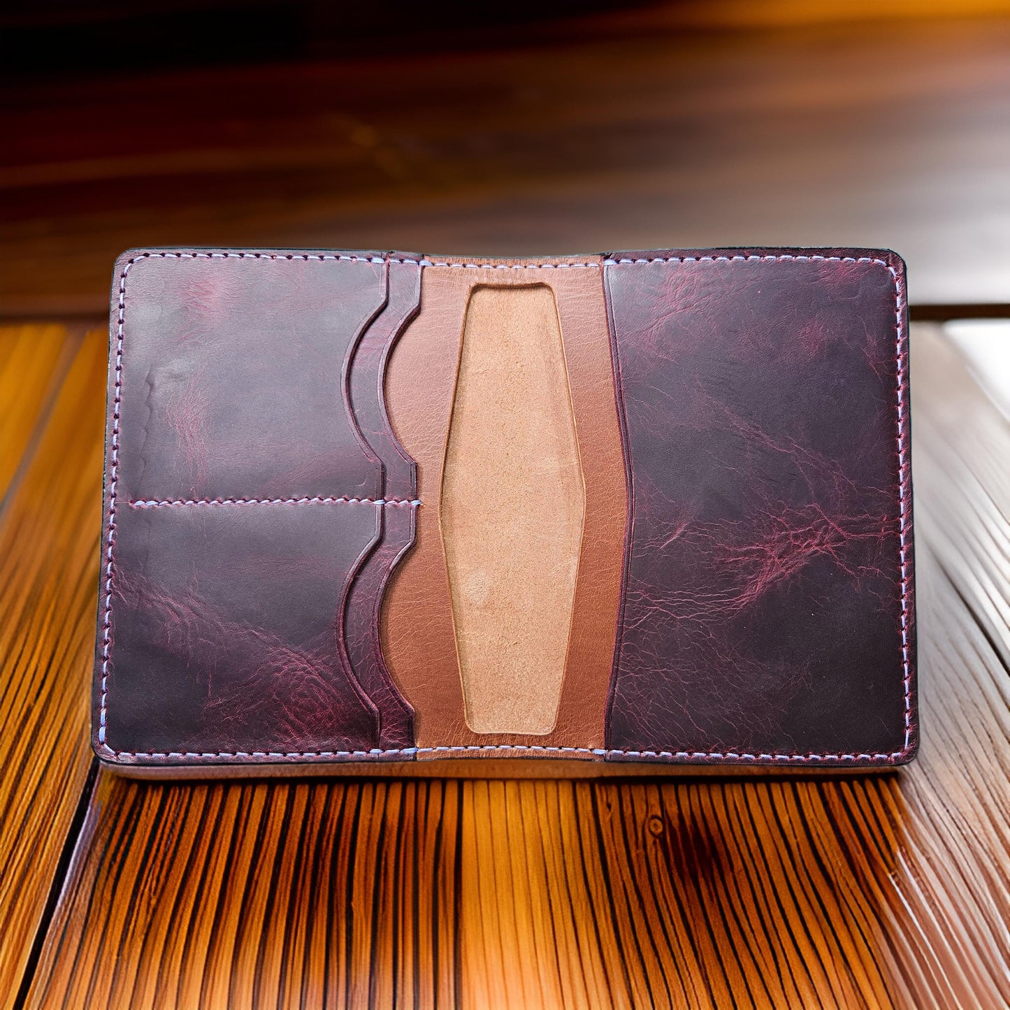 Top Grain Leather Passport Holder