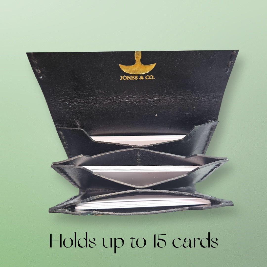 Leather Card Wallet - Jones & Co