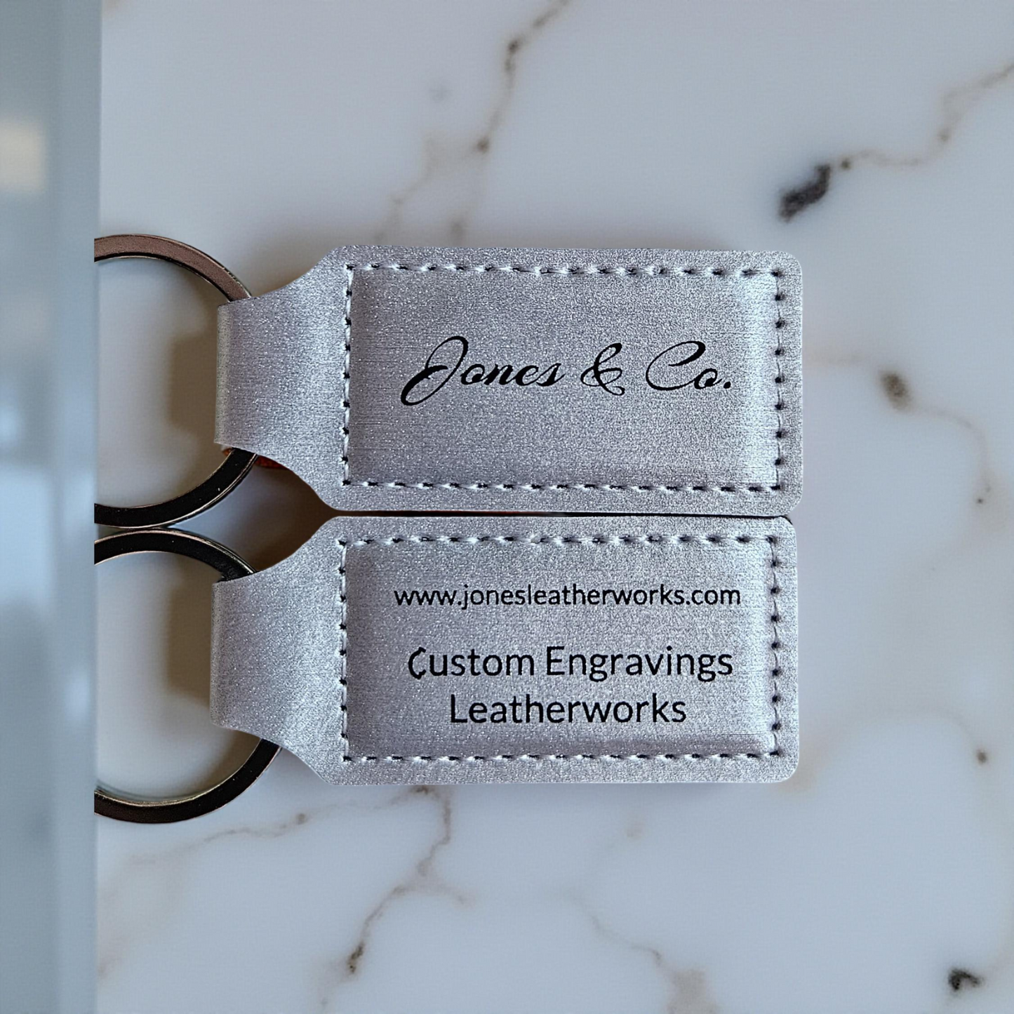 Engravable Leatherette Keychains Copy