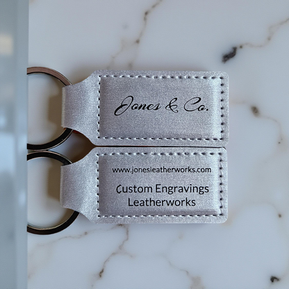Engravable Leatherette Keychains Copy