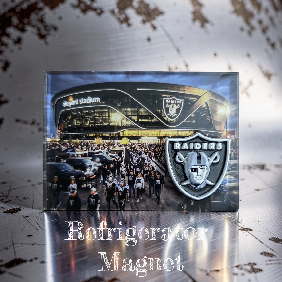 Las Vegas Raiders Themes Acrylic Magnet
