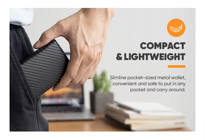 ***PRE-ORDER***Leather Wallet with Pop Up Card Holder