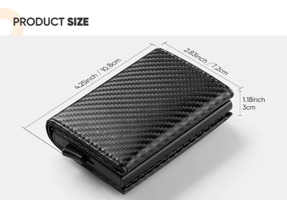 ***PRE-ORDER***Leather Wallet with Pop Up Card Holder