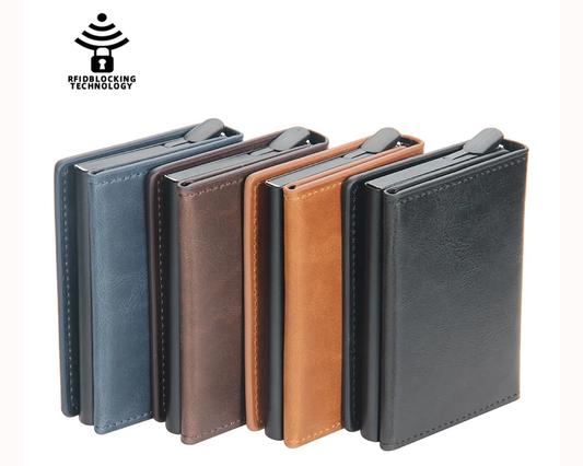 ***PRE-ORDERS ONLY***  Small RFID Leatherette Pocket Wallet