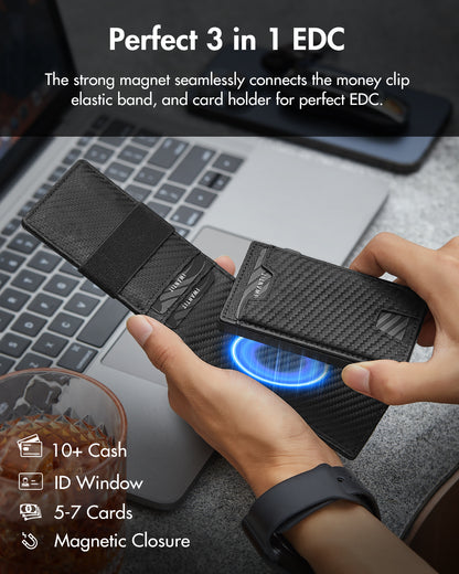 Walletmaster Dual Purpose Leather Wallet & Card Holder